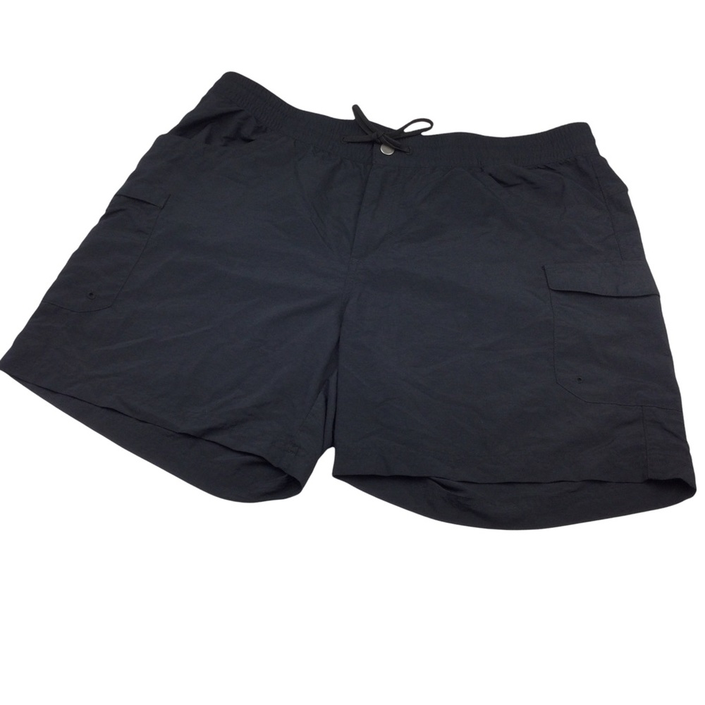 Columbia Cargo Hiking Shorts Black Zip Up, Button & Draw String Women’s Large